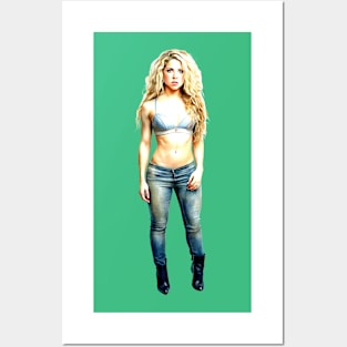 Shakira Shakira-Colombia Posters and Art